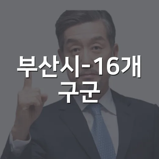 부산시-16개 구군, 시민행복 위한 협력 다짐