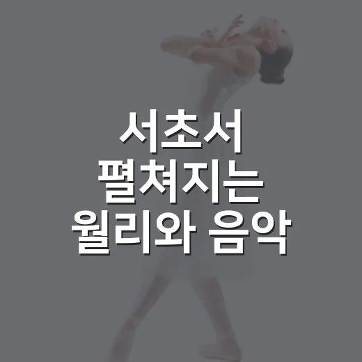 서초서 펼쳐지는 월리와 음악 축제