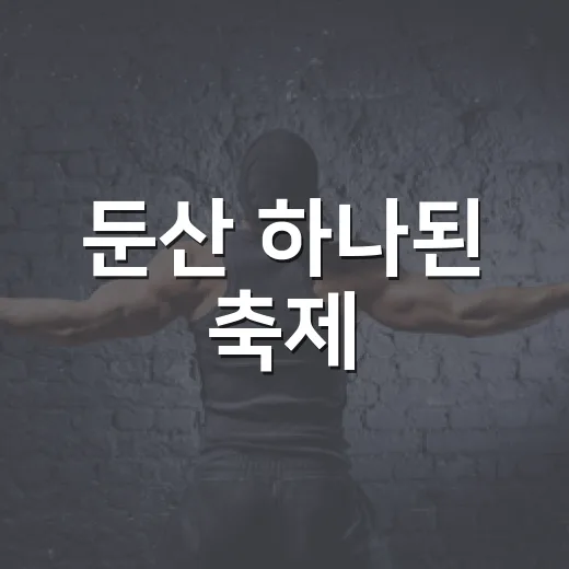 둔산 하나된 축제, 둔지미 대축제 현장
