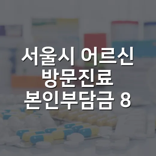 서울시 어르신 방문진료 본인부담금 80% 지원