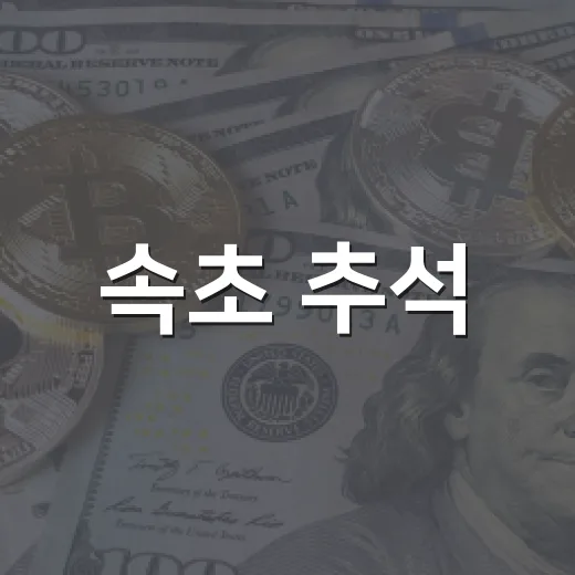 속초 추석, 민생지원금과 상품권으로 풍성하게