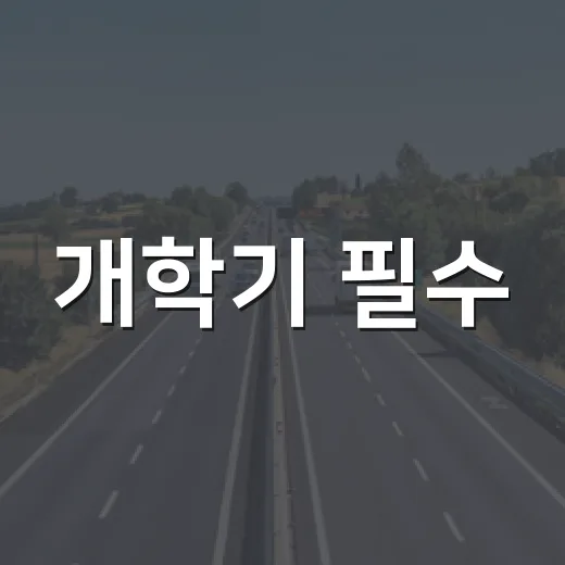 개학기 필수! 스쿨존 우회전 일시정지 수칙
