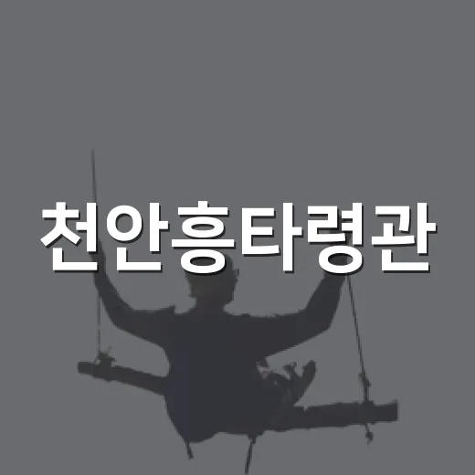 천안흥타령관, 아이와 함께하는 전통문화 체험 명소