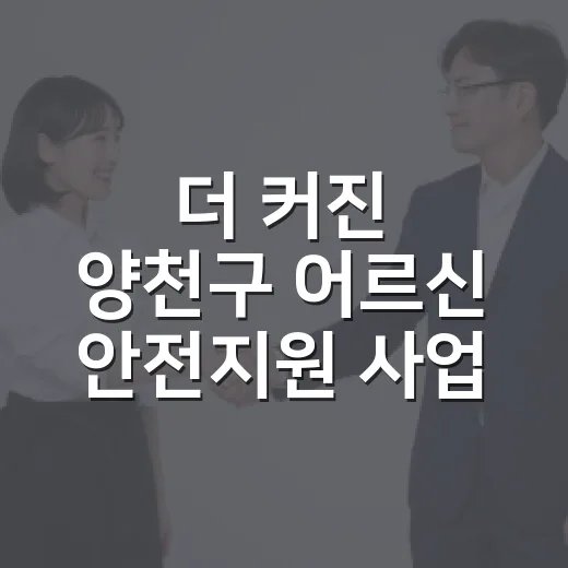 더 커진 양천구 어르신 안전지원 사업