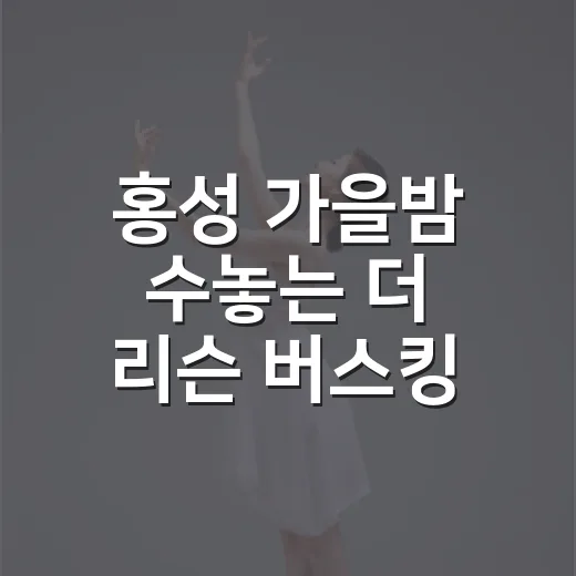 홍성 가을밤 수놓는 더 리슨 버스킹