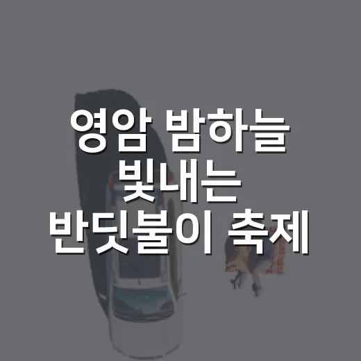 영암 밤하늘 빛내는 반딧불이 축제