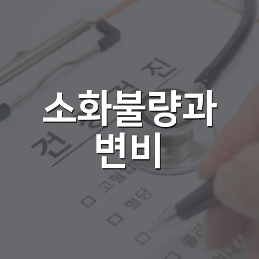소화불량과 변비, 9월 건강장수 특강 안내