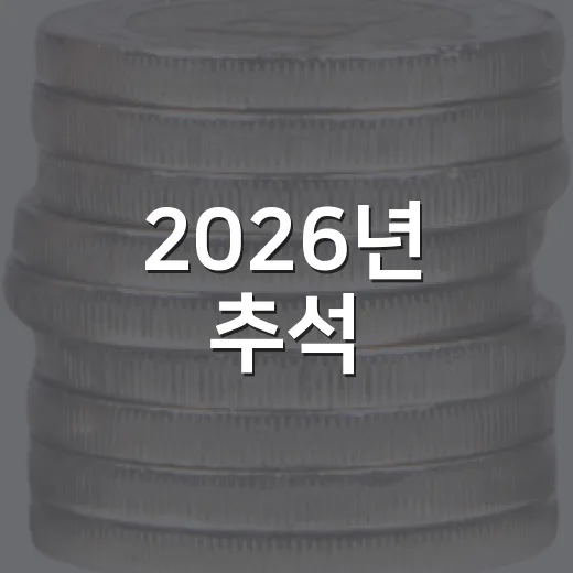2026년 추석, 종로사랑상품권으로 알뜰 명절 준비