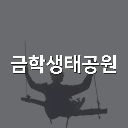 금학생태공원, 분수와 자연이 어우러진 힐링 명소