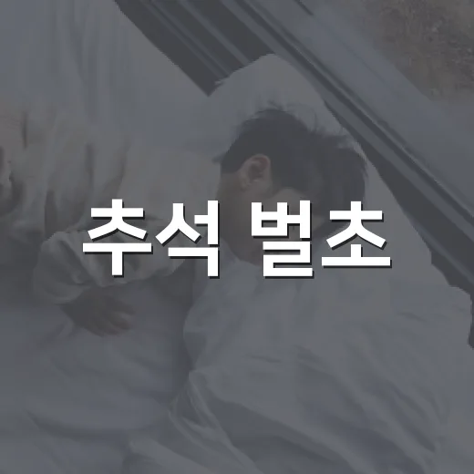 추석 벌초, 미리 예약으로 편안한 준비