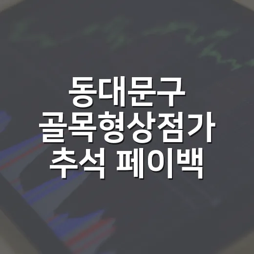 동대문구 골목형상점가 추석 페이백 행사