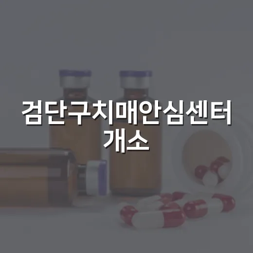 검단구치매안심센터 개소, 치매 조기검진과 맞춤형 관리 제공