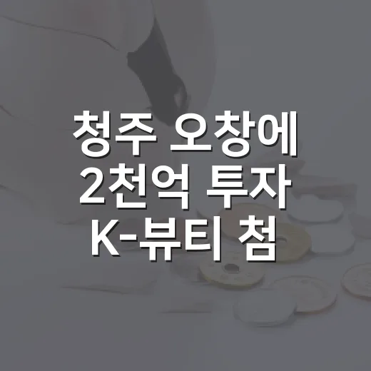 청주 오창에 2천억 투자 K-뷰티 첨단공장