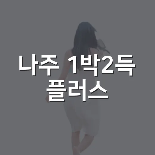 나주 1박2득 플러스, 렌터카 지원 확대