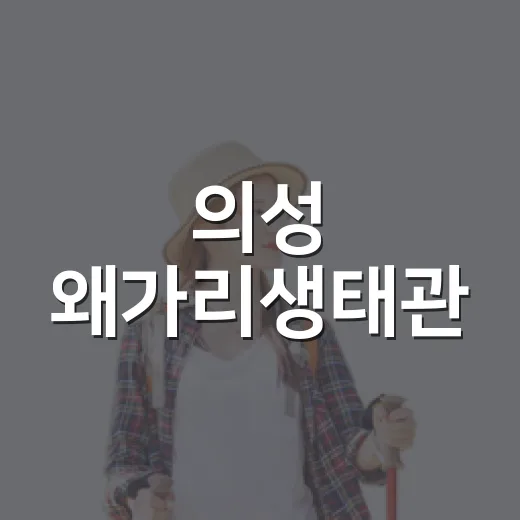 의성 왜가리생태관, 아이와 함께하는 실내 생태 나들이