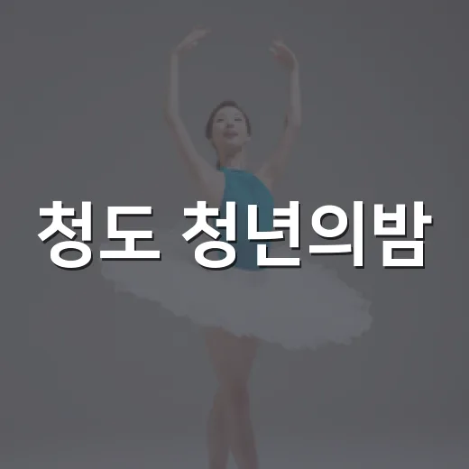 청도 청년의밤, 가을밤을 물들이다