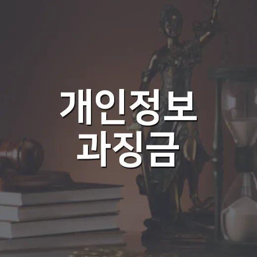 개인정보 과징금, 매출 10%까지 부과 언제부터?