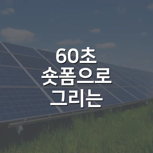 60초 숏폼으로 그리는 기후도시 시흥