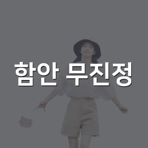함안 무진정, 조선의 밤을 품은 고즈넉한 야경 명소