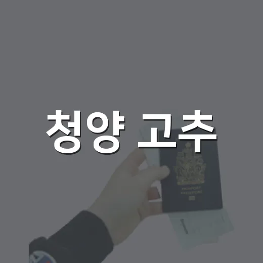 청양 고추·구기자축제 현장 생생 리포트