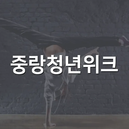 중랑청년위크, 청년 위한 다채로운 축제