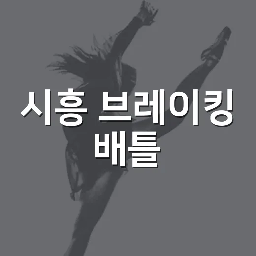 시흥 브레이킹 배틀, 은계호수공원 열기 가득