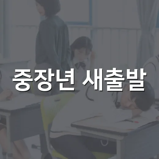 중장년 새출발, 오산시 행복센터 수강생 모집