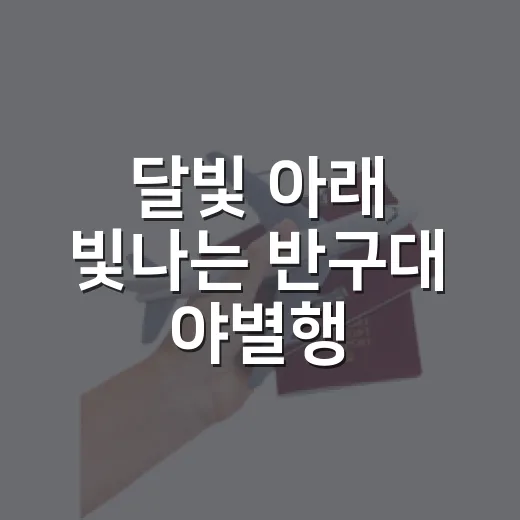달빛 아래 빛나는 반구대 야별행