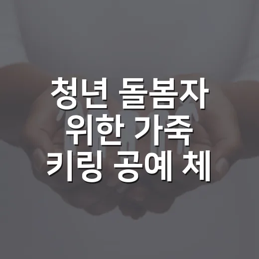 청년 돌봄자 위한 가죽 키링 공예 체험