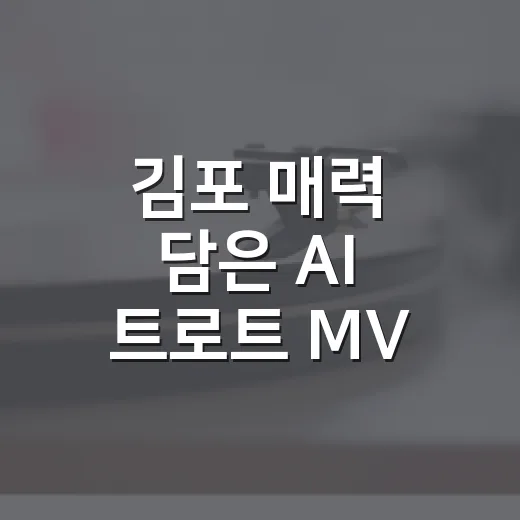 김포 매력 담은 AI 트로트 MV 공개