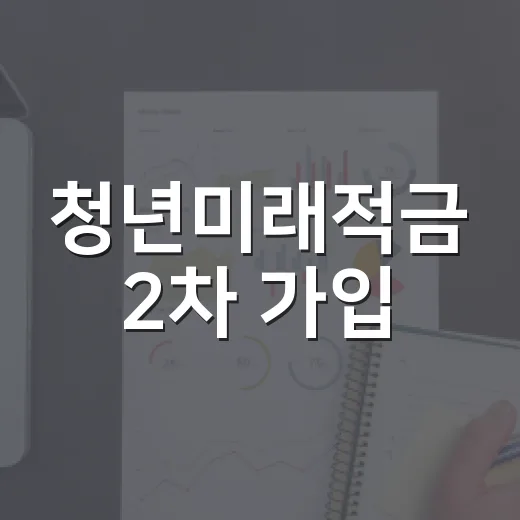 청년미래적금 2차 가입, 10월 7일부터 시작된다
