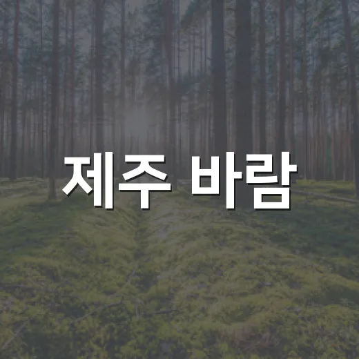 제주 바람·햇빛, 생활비·일자리 혁신 동력