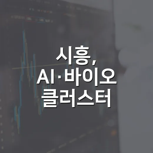 시흥, AI·바이오 클러스터 경쟁력 강화 나서