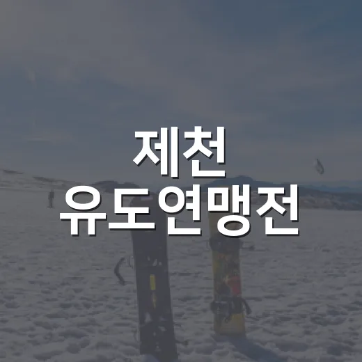 제천 유도연맹전, 스포츠 열기 가득한 현장