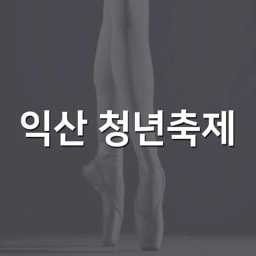 익산 청년축제, 꿈 현실로 펼쳐진다