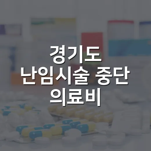 경기도 난임시술 중단 의료비 지원사업 종료 임박