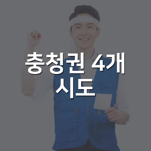 충청권 4개 시도, 초광역 협력으로 미래 설계