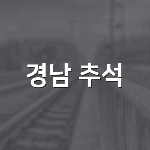 경남 추석, 물가·안전·의료 총력 대책