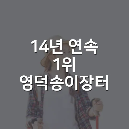 14년 연속 1위 영덕송이장터 개막
