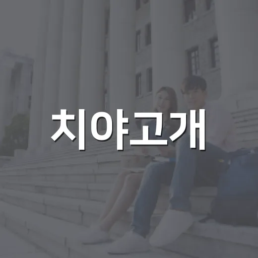 치야고개, 숨겨진 동네 이야기
