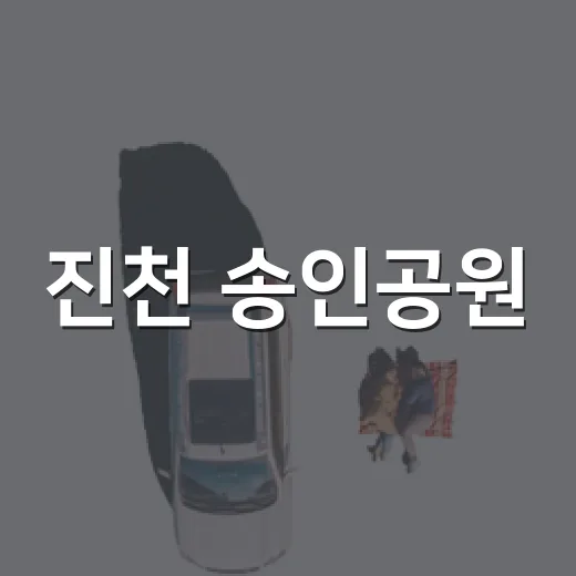 진천 송인공원, 숲길과 역사 산책 명소