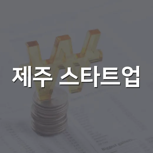 제주 스타트업, 마을 문제 해결에 앞장서다