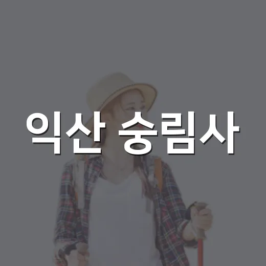 익산 숭림사, 가을 산사의 고요한 힐링 명소
