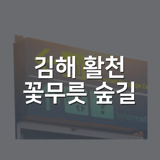 김해 활천 꽃무릇 숲길, 붉은 가을의 서정