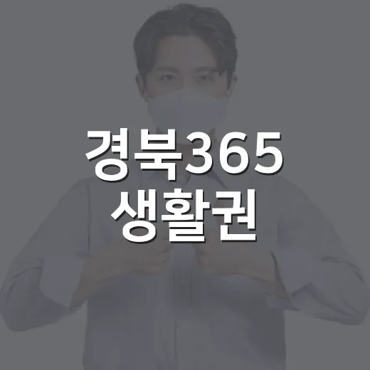 경북365 생활권, 농촌 생활 서비스 혁신