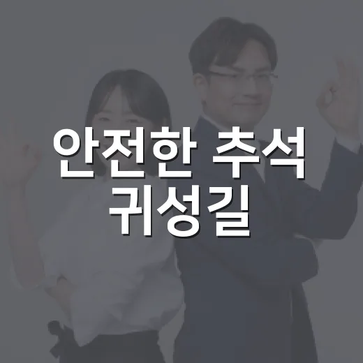 안전한 추석 귀성길, 연료 점검 강화