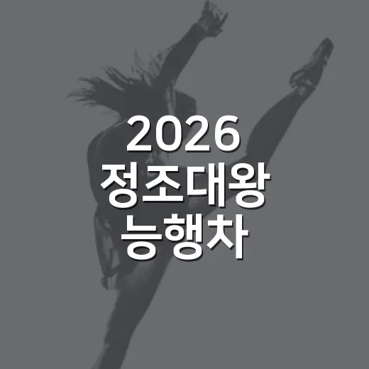 2026 정조대왕 능행차, 수원 가을을 물들이다