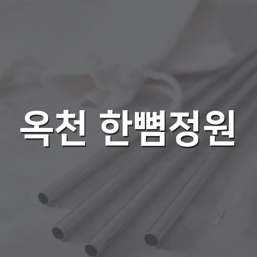 옥천 한뼘정원, 가을꽃으로 물들다