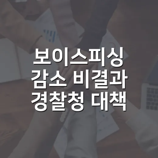 보이스피싱 감소 비결과 경찰청 대책 성과