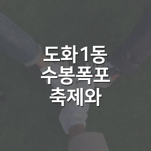 도화1동 수봉폭포 축제와 주민총회 개최